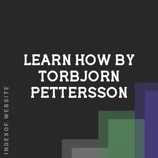 Learn How by Torbjorn Pettersson | Indexof