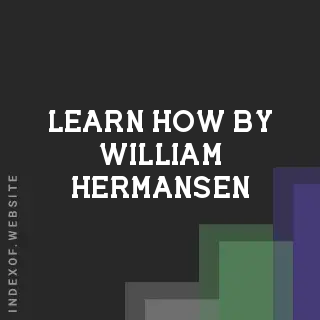 Learn How by William Hermansen | Indexof