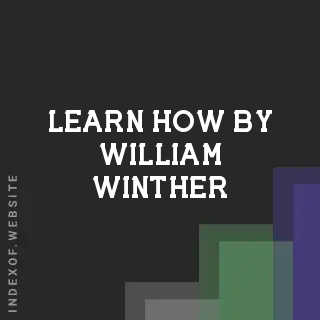 Learn How by William Winther | Indexof