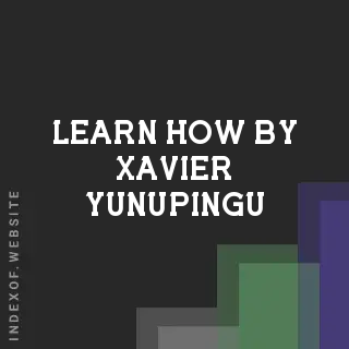 Learn How by Xavier Yunupingu | Indexof