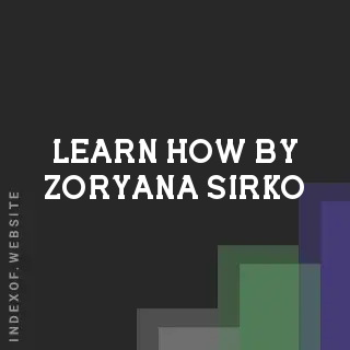 Learn How by Zoryana Sirko | Indexof