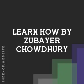 Learn How by Zubayer Chowdhury | Indexof