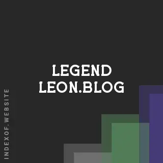 legend-leon.blog by Zoe Makris site -  Indexof