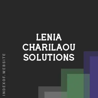 Lenia Charilaou Solutions | Indexof