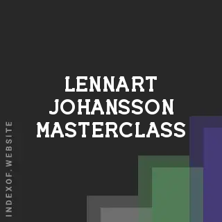 Lennart Johansson Masterclass | Indexof
