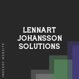 Lennart Johansson Solutions | Indexof