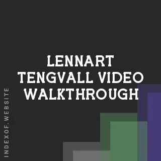 Lennart Tengvall Video Walkthrough | Indexof