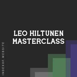 Leo Hiltunen Masterclass | Indexof