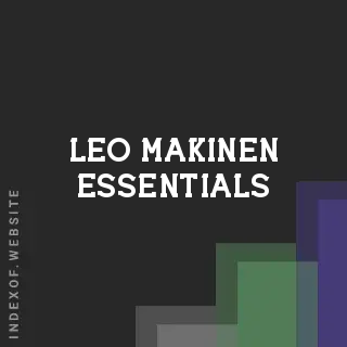 Leo Makinen Essentials | Indexof