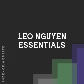 Leo Nguyen Essentials | Indexof