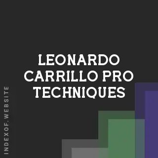 Leonardo Carrillo Pro Techniques | Indexof