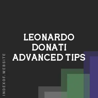 Leonardo Donati Advanced Tips | Indexof