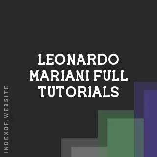 Leonardo Mariani Full Tutorials | Indexof