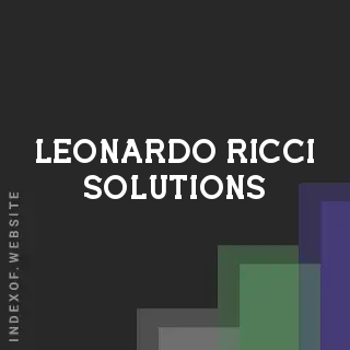 Leonardo Ricci Solutions | Indexof