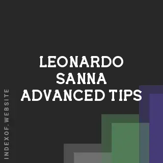 Leonardo Sanna Advanced Tips | Indexof