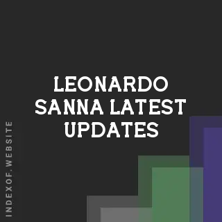 Leonardo Sanna Latest Updates | Indexof