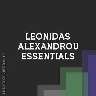 Leonidas Alexandrou Essentials | Indexof