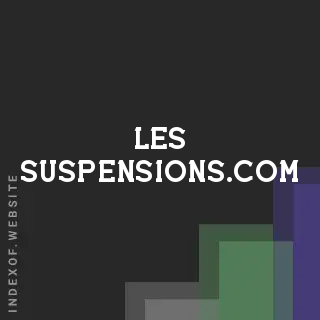 les-suspensions.com by Ariadna Delgado site -  Indexof