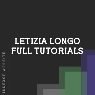 Letizia Longo Full Tutorials | Indexof