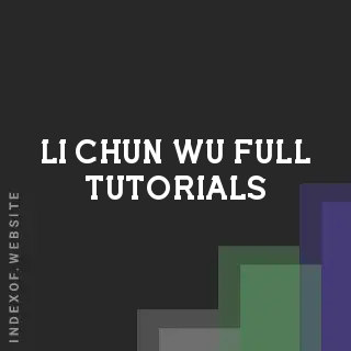 Li-chun Wu Full Tutorials | Indexof