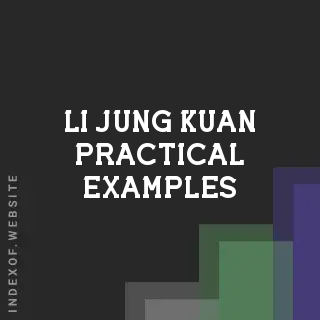 Li-jung Kuan Practical Examples | Indexof