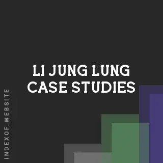 Li-jung Lung Case Studies | Indexof