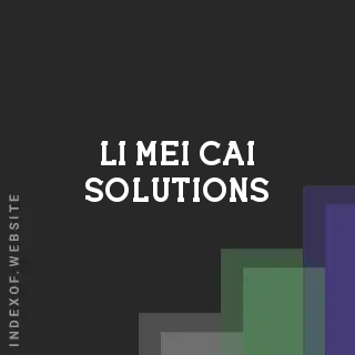 Li-mei Cai Solutions | Indexof