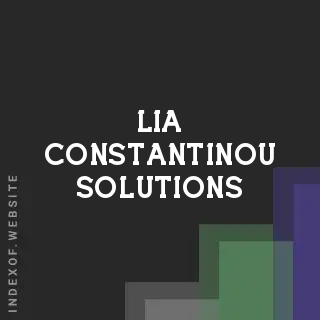 Lia Constantinou Solutions | Indexof