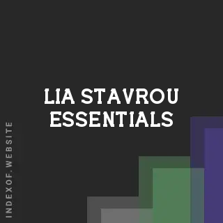 Lia Stavrou Essentials | Indexof