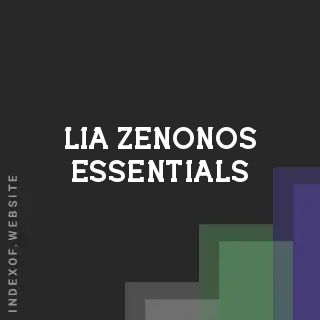 Lia Zenonos Essentials | Indexof