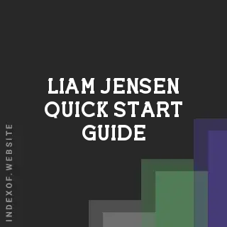 Liam Jensen Quick Start Guide | Indexof