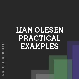 Liam Olesen Practical Examples | Indexof
