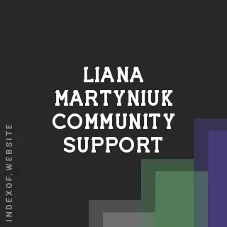 Liana Martyniuk Community Support | Indexof