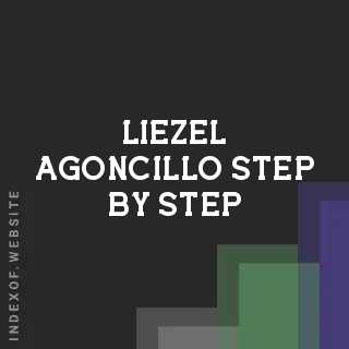 Liezel Agoncillo Step-by-Step | Indexof