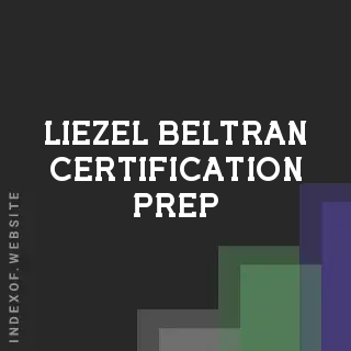 Liezel Beltran Certification Prep | Indexof