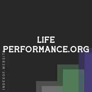 life-performance.org by Andrei Sima site -  Indexof