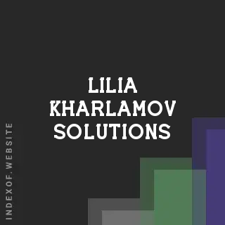 Lilia Kharlamov Solutions | Indexof