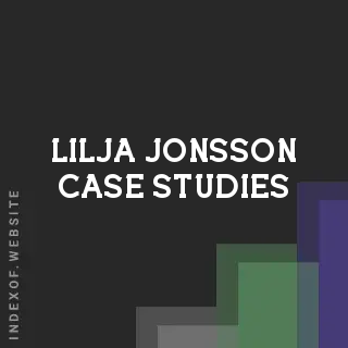 Lilja Jonsson Case Studies | Indexof