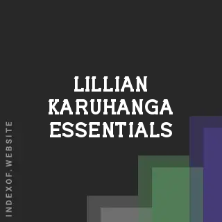 Lillian Karuhanga Essentials | Indexof