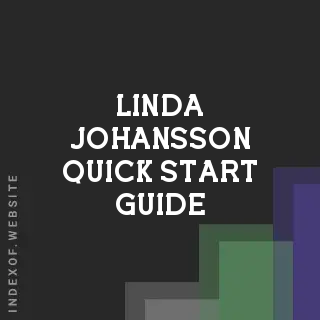 Linda Johansson Quick Start Guide | Indexof