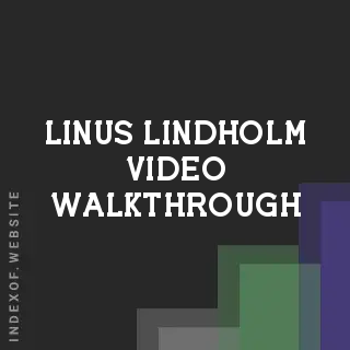 Linus Lindholm Video Walkthrough | Indexof