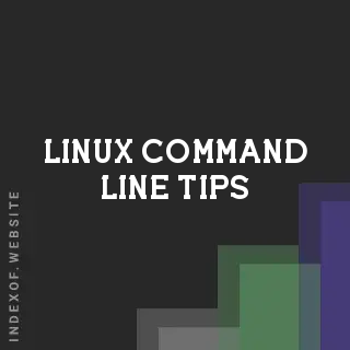 linux command line tips | Indexof