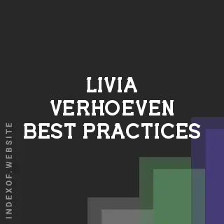 Livia Verhoeven Best Practices | Indexof