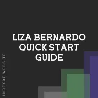 Liza Bernardo Quick Start Guide | Indexof