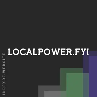 localpower.fyi by Adrian Tsoi site -  Indexof