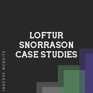 Loftur Snorrason Case Studies | Indexof