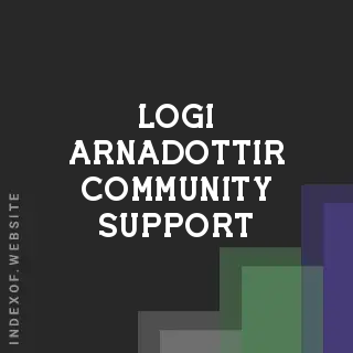Logi Arnadottir Community Support | Indexof