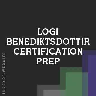 Logi Benediktsdottir Certification Prep | Indexof