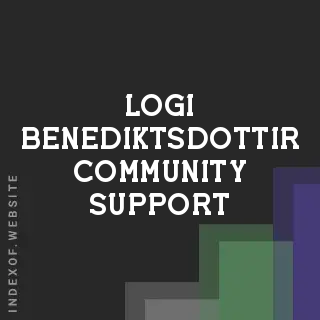 Logi Benediktsdottir Community Support | Indexof