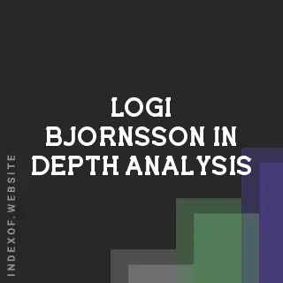 Logi Bjornsson In-Depth Analysis | Indexof